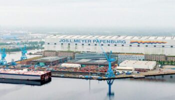 Hoffnung für Meyer Werft: Gutachten stellt gute Prognose. (Archivbild) Foto: Sina Schuldt/dpa