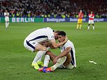 Shattered England stars are consoled by their families and WAGs after heartbreaking last-gasp 2-1 defeat by Spain in the Euro 2024 final - but King sums up feelings of a proud nation as he tells Gareth Southgate's side: 'Hold your heads up high'
