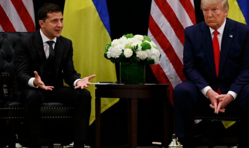 Als Präsident der USA hat Donald Trump den ukrainischen Präsidenten Wolodymyr Selenskyj schon getroffen - am Rande der 74. Gener