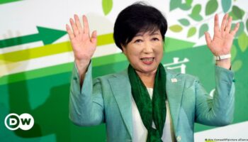 Tokyo Governor Yuriko Koike projected to win reelection