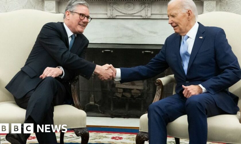 UK-US relations 'strong' says PM as he meets Biden