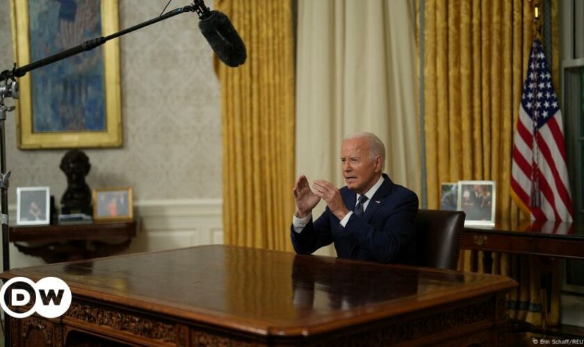 US: Biden to give Oval Office address after stepping aside