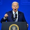 Bezieht sich wie sein Konkurrent Donald Trump dieser Tage gerne mal auf ominöse Umfragen: US-Präsident Joe Biden