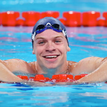 French commentators react as Leon Marchand breaks Olympic record to secure another gold