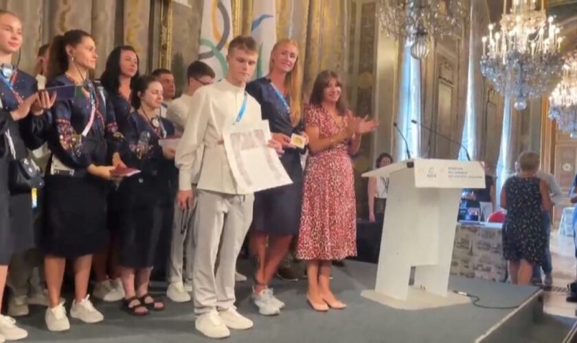 Paris verleiht ukrainischen Sportlern höchste Auszeichnung der Stadt