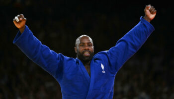 Teddy Riner médaillé d’or en judo aux JO de Paris, dans la catégorie +100 kg