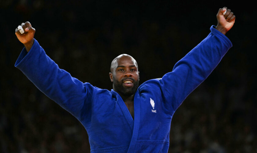 Teddy Riner médaillé d’or en judo aux JO de Paris, dans la catégorie +100 kg