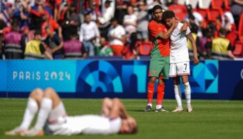 US men’s soccer ousted from Paris Olympics after blowout loss to Morocco in quarterfinals