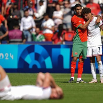 US men’s soccer ousted from Paris Olympics after blowout loss to Morocco in quarterfinals