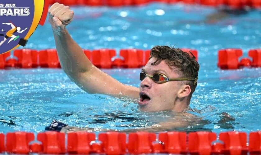 JO 2024 : le "roi" Léon Marchand ajoute une 4e médaille d'or à son historique moisson