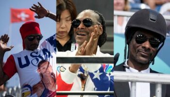 En images : le rappeur américain Snoop Dog vit sa meilleure vie aux JO 2024 de Paris