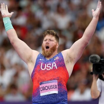 USA's Ryan Crouser defends Olympic gold, wins third-straight shot put title