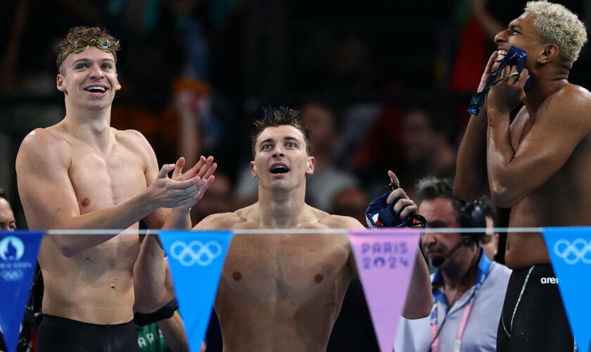 EN DIRECT - JO de Paris 2024 : la team Marchand en bronze pour le 4x100m quatre nages