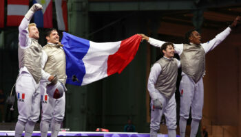 Escrime aux JO de Paris : l’équipe de France masculine en bronze au fleuret par équipes