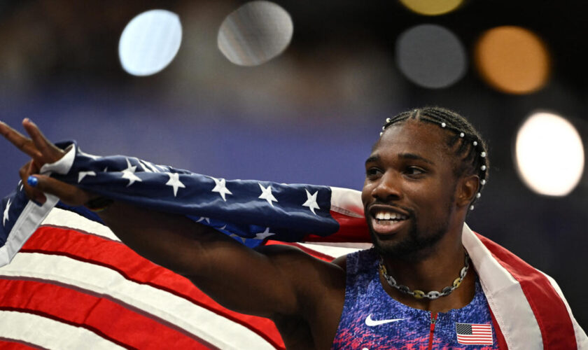 JO 2024 : Noah Lyles remporte le 100 mètres pour cinq millièmes à la photo-finish