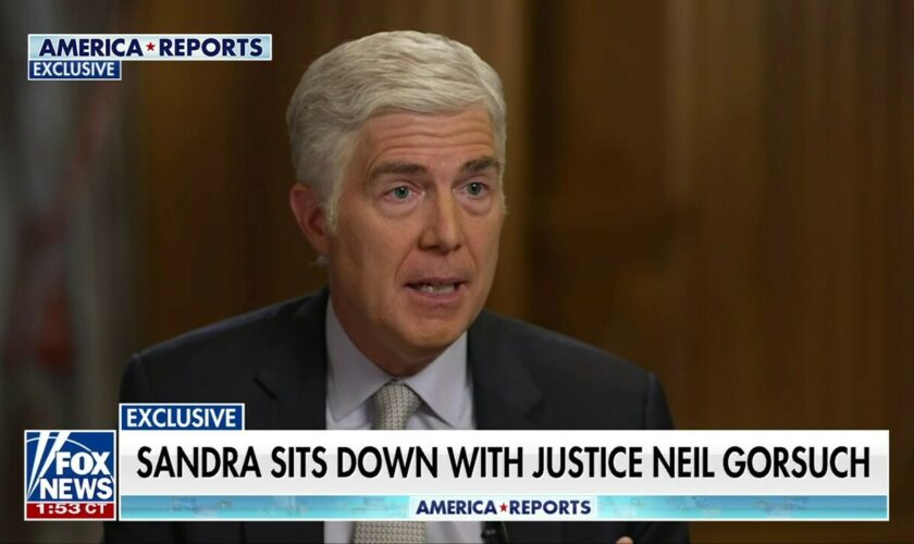 Justice Gorsuch has brief warning about Biden's SCOTUS proposals: Too many laws can pose 'a danger'