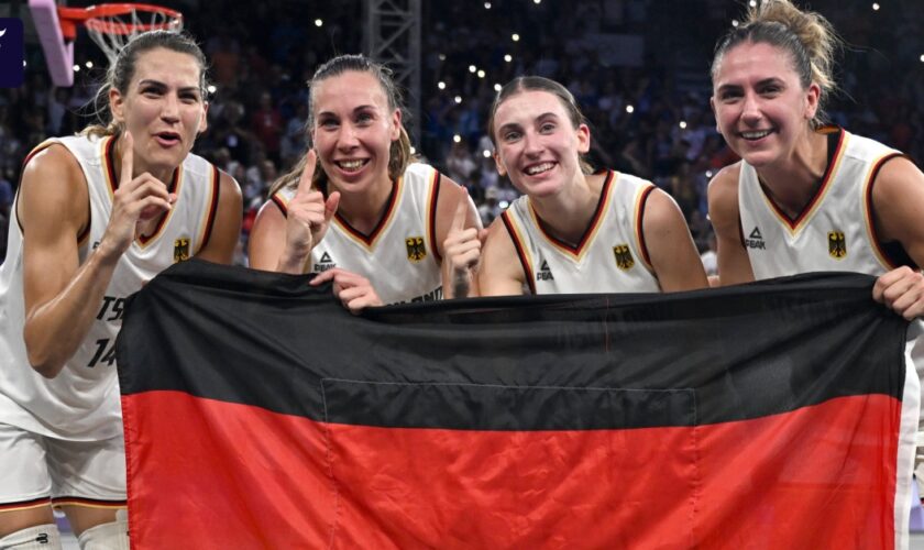 Deutsches Frauen-Team gewinnt Olympia-Gold im 3×3-Basketball