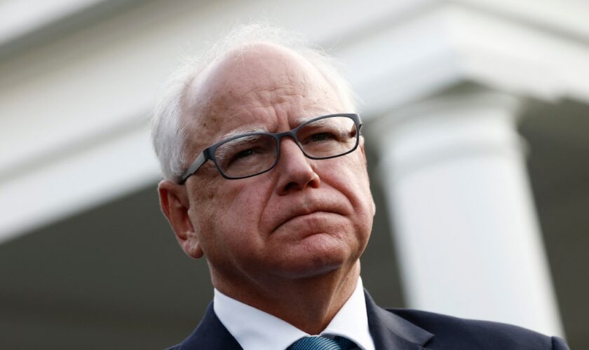 Tim Walz, le 3 juillet 2024, à Washington.