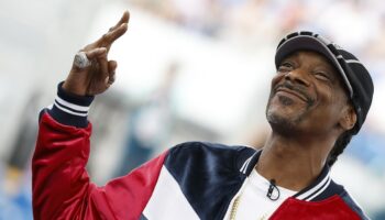 Le rappeur américain Snoop Dogg le 9 août 2024 aux JO à Paris