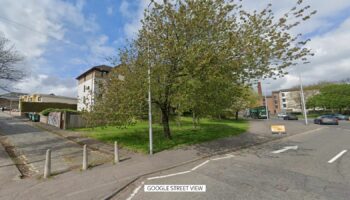 Dens Road in Dundee, near to its junction with Laing Street