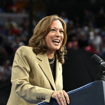 La candidate Kamala Harris lors d'un meeting à Glendale (Arizona), le 9 août 2024.