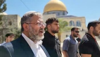 À Jérusalem, le ministre extrémiste Ben Gvir crée un tollé international en priant sur l'Esplanade des mosquées