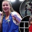 Algerian boxer Imane Khelif's next opponent Luca Hamori shares picture showing a HORNED BEAST in a ring with female fighter - as Hungarian Boxing Association protest with Olympics chiefs on eve of bout