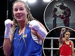 Algerian boxer Imane Khelif's next opponent Luca Hamori shares picture showing a HORNED BEAST in a ring with female fighter - as Hungarian Boxing Association protest with Olympics chiefs on eve of bout