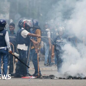 Dozens killed in anti-government protests in Bangladesh