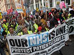 Health chiefs warn Labour will 'put lives at risk' after caving in to union bosses with new laws making it easier for public service staff to strike
