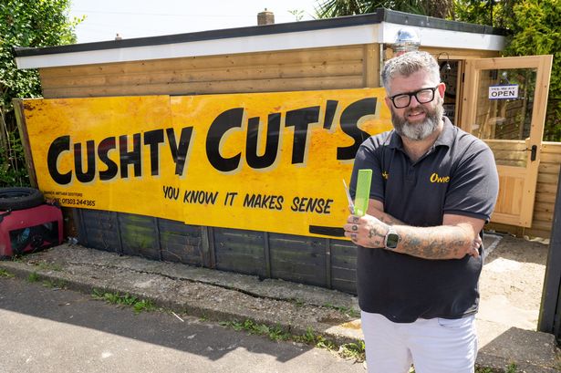 'I couldn't afford to run a high street barbers - so I set up a shop in my garden'