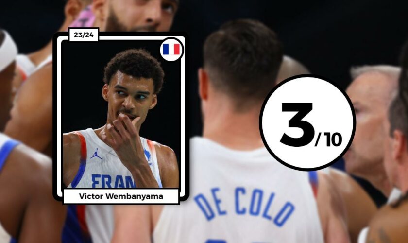 JO – Basket : Cordinier sonne la charge, Wembanyama méconnaissable… Les notes des Bleus après France-Allemagne
