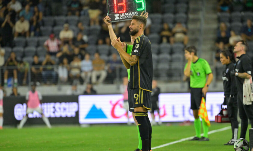 « J’étais impatient de jouer » : Olivier Giroud a disputé ses premières minutes avec le Los Angeles FC