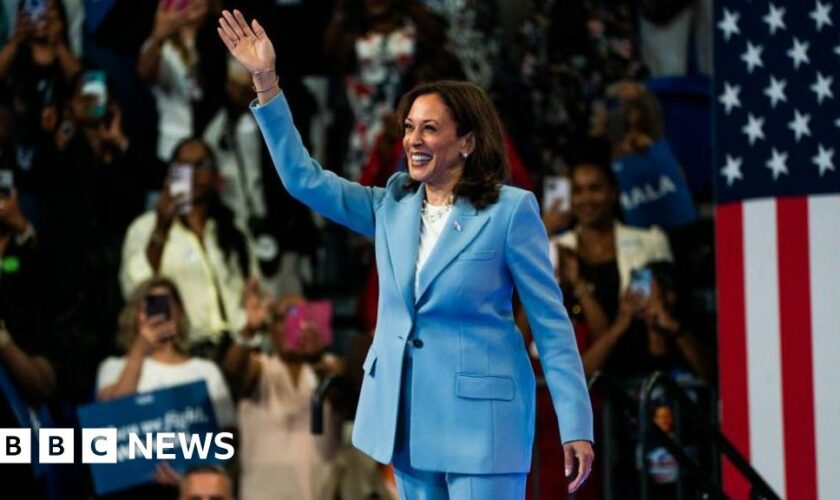 Kamala Harris formally chosen as Democratic nominee