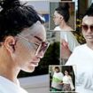 Katie Price has a bloodied and bruised face wrapped in bandages as she is seen for the first time since undergoing her SIXTH face lift in Turkey