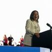 Moment Kamala Harris SNAPS at anti-Israel protesters as they hijack her rally - before issuing them ultimatum