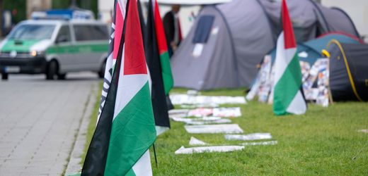 München: Extremismus-Verdacht nach Brand in Pro-Palästina-Protestcamp