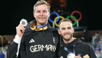 Olympia 2024: Beachvolleyballer Nils Ehlers und Clemens Wickler verlieren Finale - nach starken Turnier