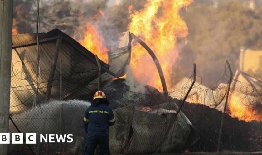 One dead as wildfires rage across Athens suburbs