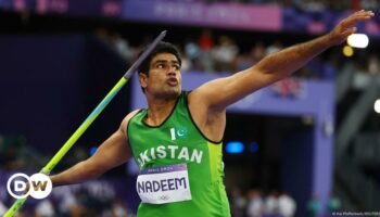 Pakistan's Arshad Nadeem breaks Olympic javelin record