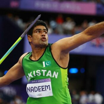 Pakistan's Arshad Nadeem breaks Olympic javelin record