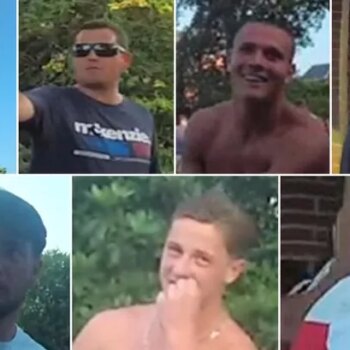 Police urgently seek rioters after chaos outside migrant hotel with CCTV appeal for seven faces