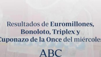 Resultados de La Bonoloto, Triplex y Cupón diario de la Once del miércoles, 31 de julio de 2024