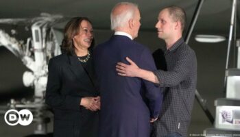 Russia prisoner swap: Biden, Harris greet released citizens