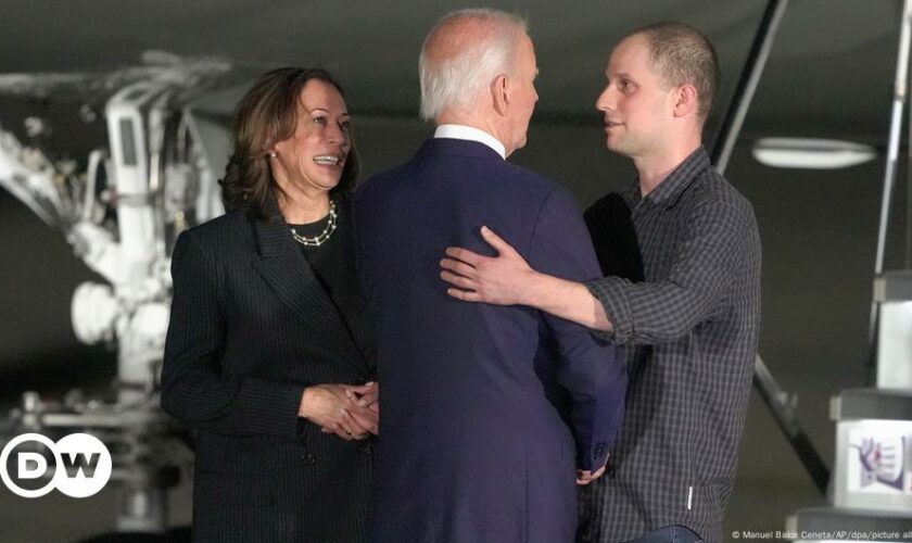 Russia prisoner swap: Biden, Harris greet released citizens