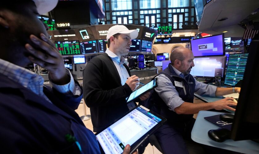 Stock market slides with release of weak economic data