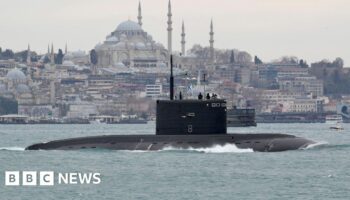 Ukraine says it sank Russian submarine in Crimea