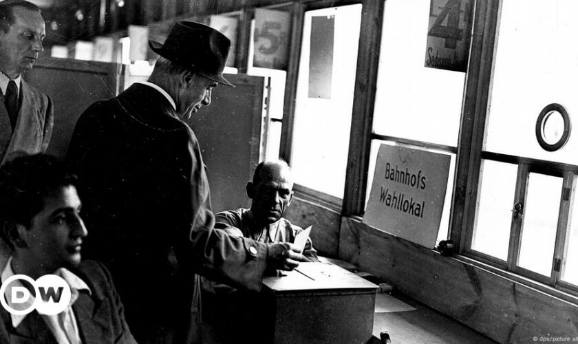 Vor 75 Jahren: Deutschlands erste Bundestagswahl