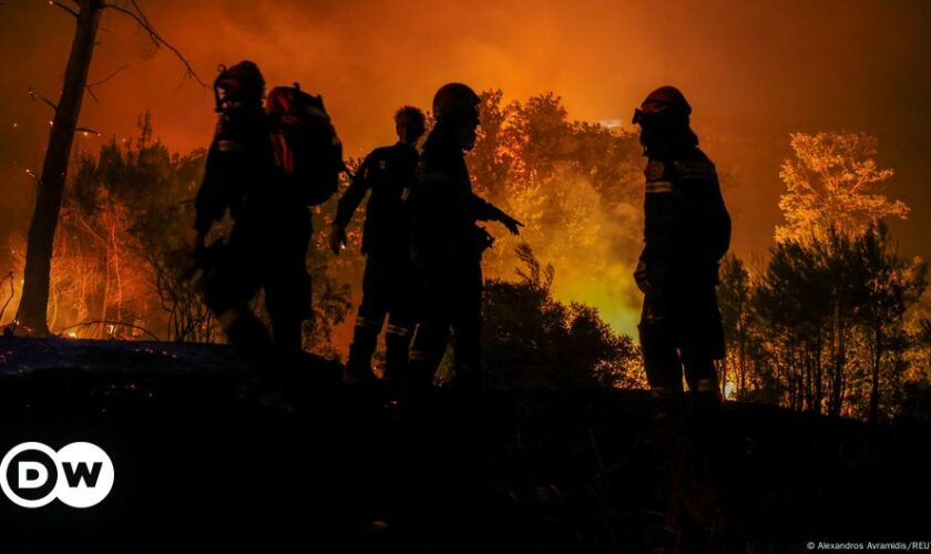 Wildfires in Greece: Blazes in front of the gates of Athens