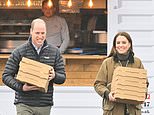 William and Kate pay touching tribute to 'hugely-dedicated' pizza-seller they met on engagement after he dies of cancer, aged 47 - sending a letter to the father-of-two's grieving widow